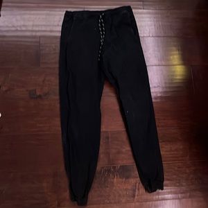 Black joggers
